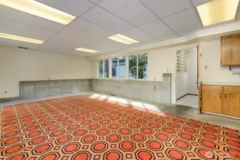 Lower level rec room