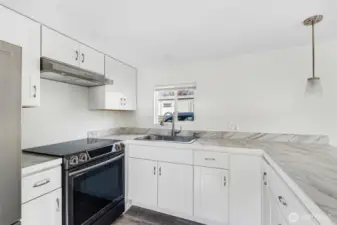 All new cabinets & countertops.