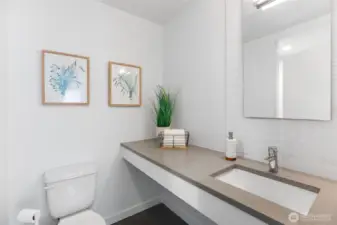 3/4 bathroom on the lower level