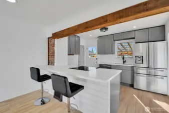 Kitchen bar counter space