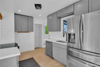 All new stainless appliances