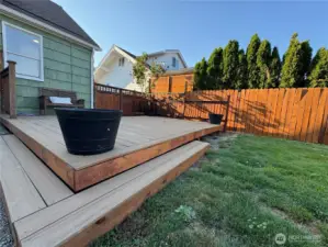 Front of deck