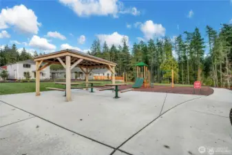 Neighborhood picnic area.