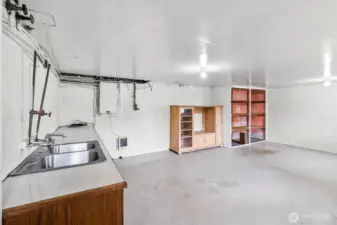 Basement below main living space