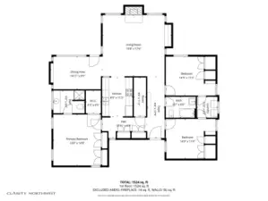 The Floor Plans with Dimensions.