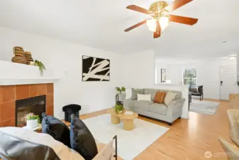 Comfortable family room designed for everyday living