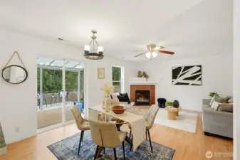 Perfect second living space for movie nights or relaxing