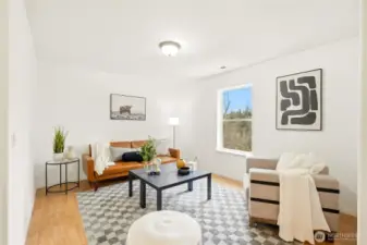 Versatile loft provides an additional flexible living area