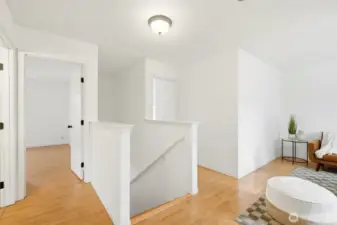 Adds valuable square footage and separation upstairs