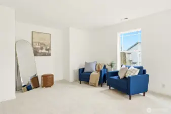 Private retreat set apart from main living spaces