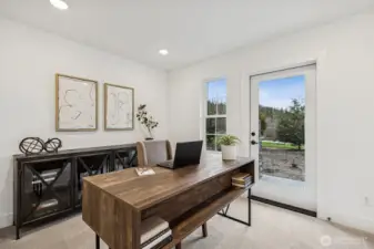 Lower level Guest suite or office