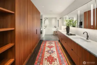 Primary suite bathroom