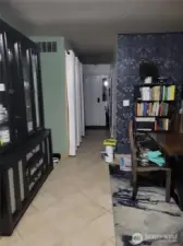 Entrance view from the dining room. n