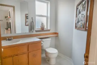 Main floor half bath
