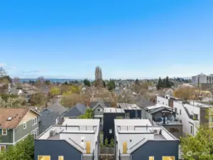 Bask in the sweeping views of Capitol Hill from your private rooftop—urban living at its finest.