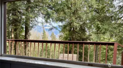 View from lower cabin
