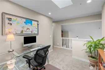 Loft/office with skylight