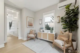 Lower floor bedroom sitting area (Facade, Ext Colors, Interior Photos & Floor Plans for illustrative purposes only. Actual Facade, Ext Colors, Interiors & Floor Plans may differ.)