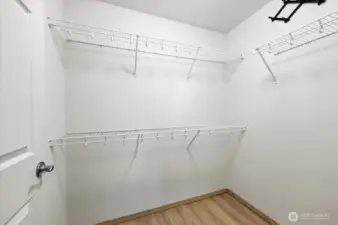 Primary Walk-in Closet