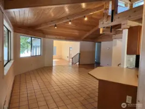 Dining room and eating counter