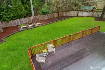 Get ready to plant your starts in the raised beds!