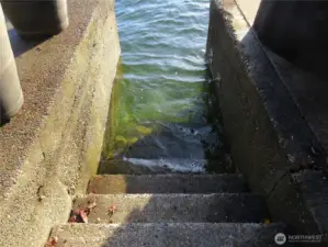 Stairs to waterfront