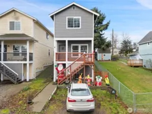 parking space up front