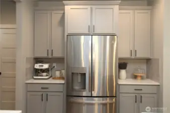 Refrigerator and more cabint space