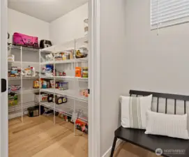 Large walk-in pantry