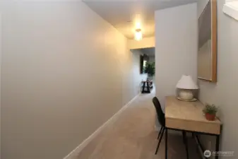 Downstairs hallway