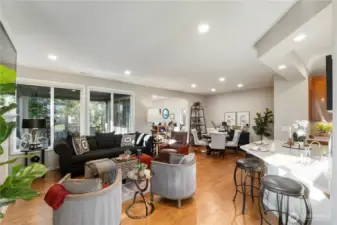 Open concept living room