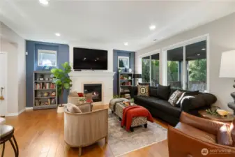 Large windows for a great view to the outside