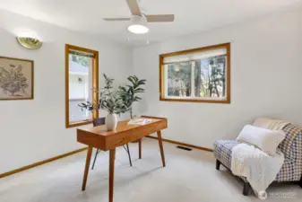 Secondary bedroom or office for work from home.