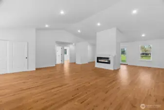 Looking towards front of home