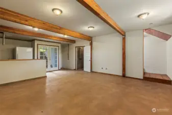 HUGE basement with walk out - Fridge stays