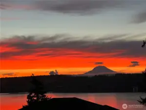 Stunning sunset views.