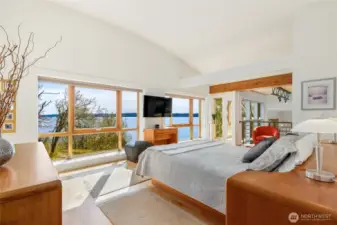 Relax & take in the views from your primary bedroom!