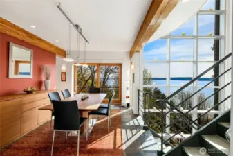 The ideal dining area. Dinner party anyone?