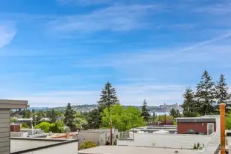 Amazing views from the rooftop deck!!
