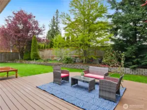 Room to play, relax, or garden