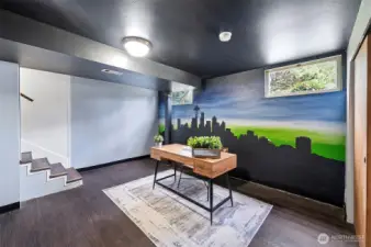 BONUS ROOM/OFFICE IN BASEMENT