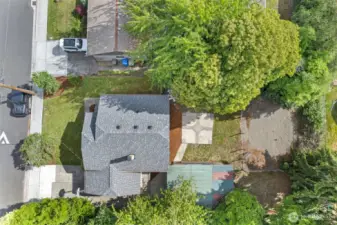 OVERHEAD VIEW OF HOME
