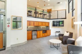 Owners lounge in Canal Station North.