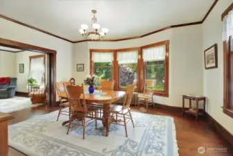 The formal dining room