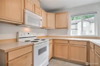 All appliances stay.