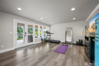 Versatile daylight basement provides ample space for more activities!