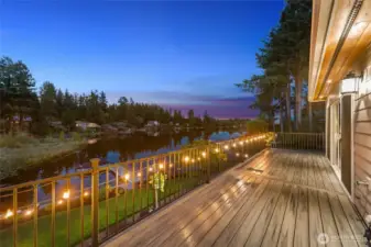 Step out of the primary suite to this SPECTACULAR view!