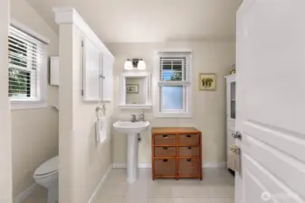 Owners suite bathroom.