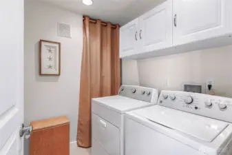 Utility room located downstairs.