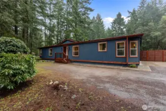 Adorable curb appeal in a quiet setting. Plenty of parking and a ready to go slab for potential of a garage/shop.